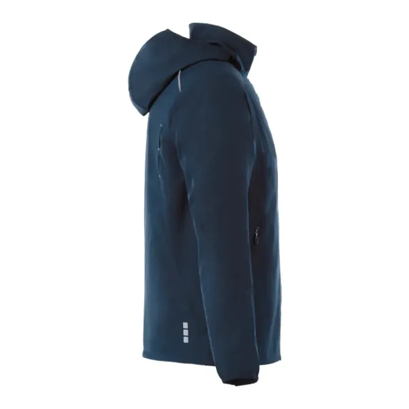 Custom Men's Lightweight Water Resistant Jacket with Hood - FLINT — view 32