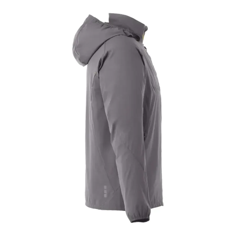 Custom Men's Lightweight Water Resistant Jacket with Hood - FLINT — view 46