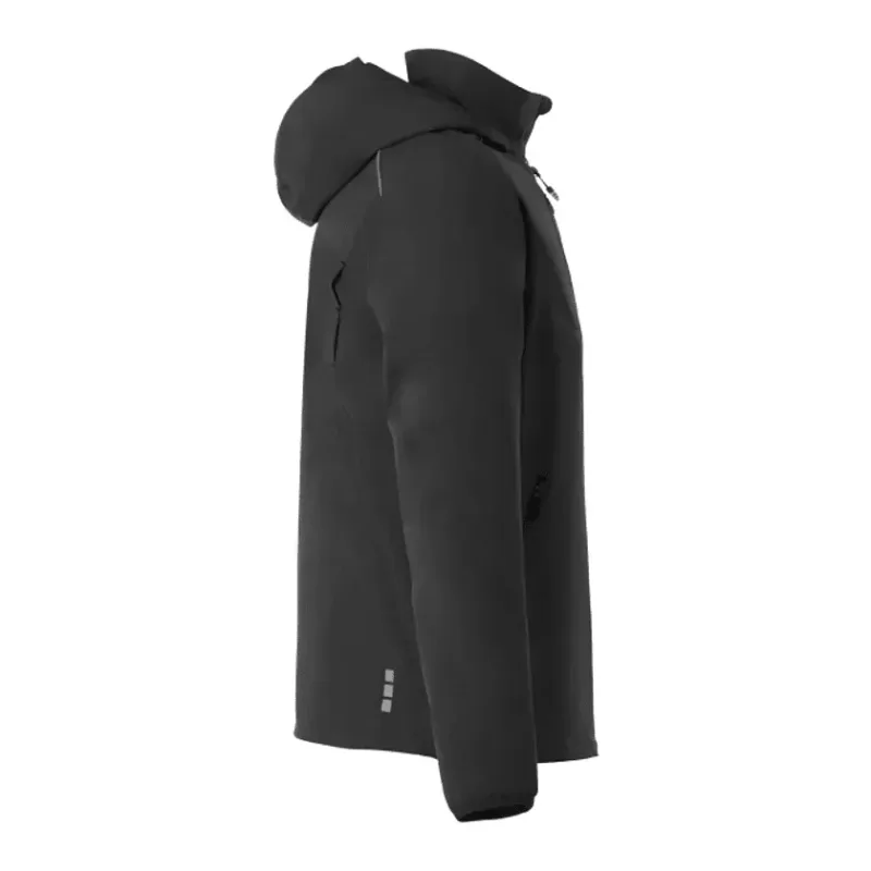 Custom Men's Lightweight Water Resistant Jacket with Hood - FLINT — view 5