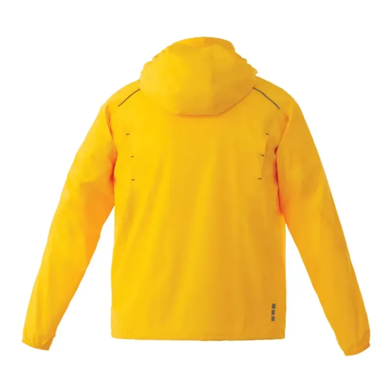 Custom Men's Lightweight Water Resistant Jacket with Hood - FLINT — view 7