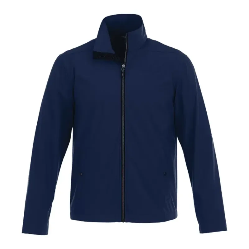 Branded Men's Karmine Lightweight Softshell Jacket - Water Repellent — view 10