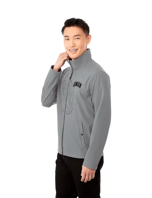 Branded Men's Karmine Lightweight Softshell Jacket - Water Repellent — view 17
