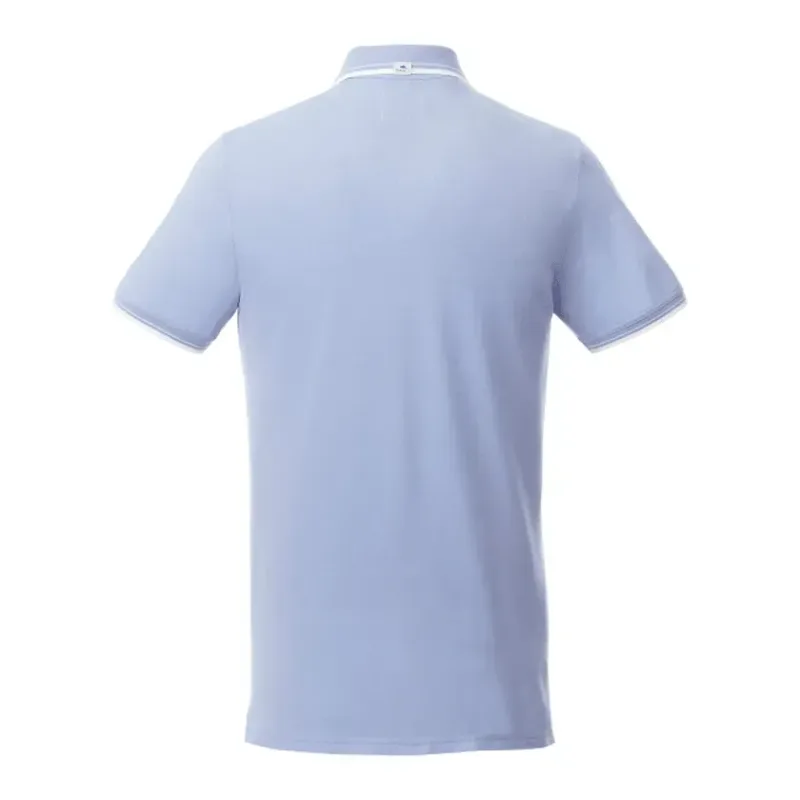 Custom Branded Roots73 Limestone Short Sleeve Polo for Men — view 2