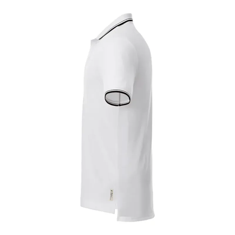 Custom Branded Roots73 Limestone Short Sleeve Polo for Men — view 8