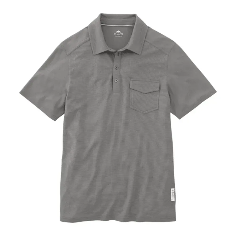 Branded Men's Roots73 Lunenburg Short Sleeve Polo — view 3