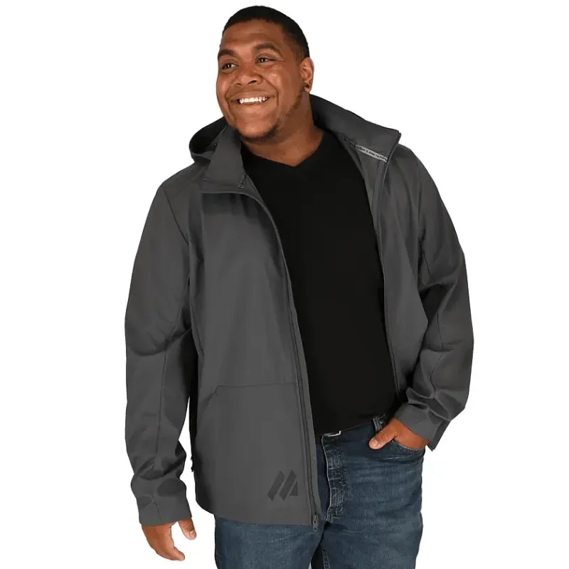 Branded Eco Softshell Jacket - MANZANO Men's — view 21