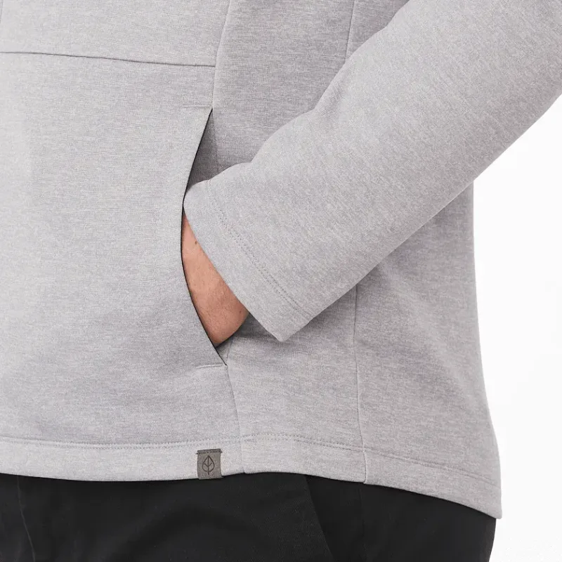Customizable Eco Knit Full Zip Men's Jacket - MERRITT — view 16
