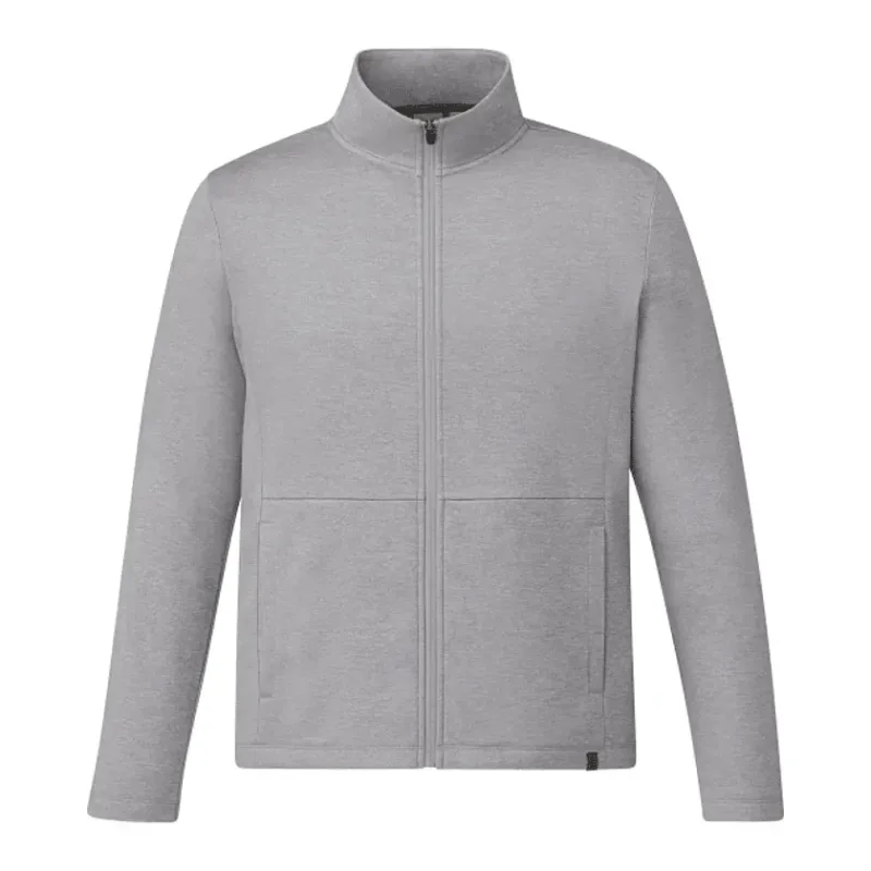 Customizable Eco Knit Full Zip Men's Jacket - MERRITT — view 27