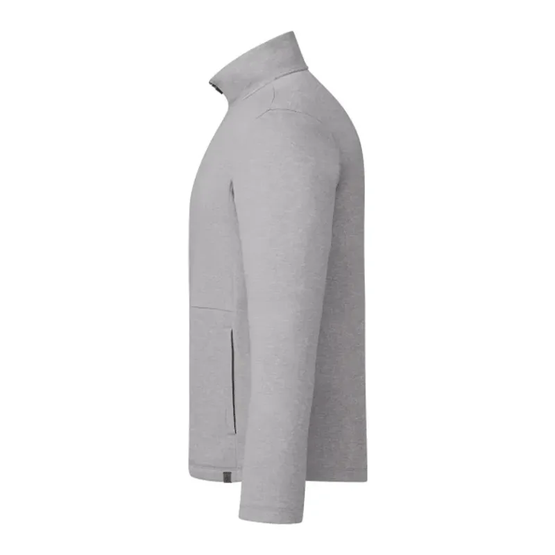 Customizable Eco Knit Full Zip Men's Jacket - MERRITT — view 28