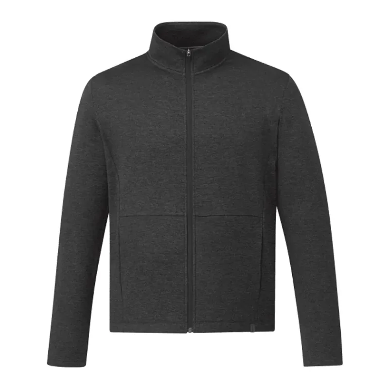 Customizable Eco Knit Full Zip Men's Jacket - MERRITT — view 34