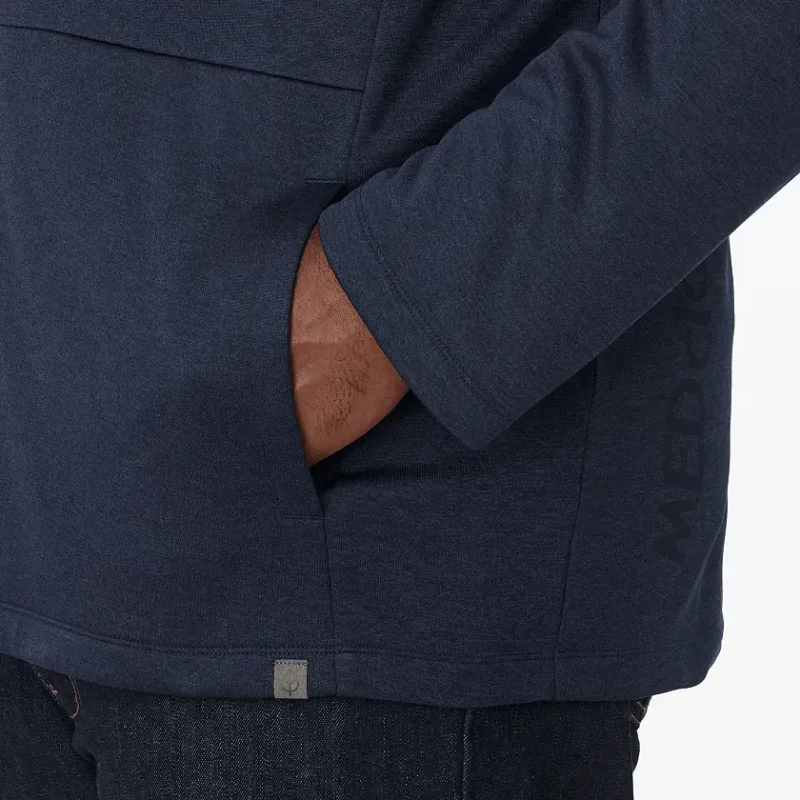 Customizable Eco Knit Full Zip Men's Jacket - MERRITT — view 6