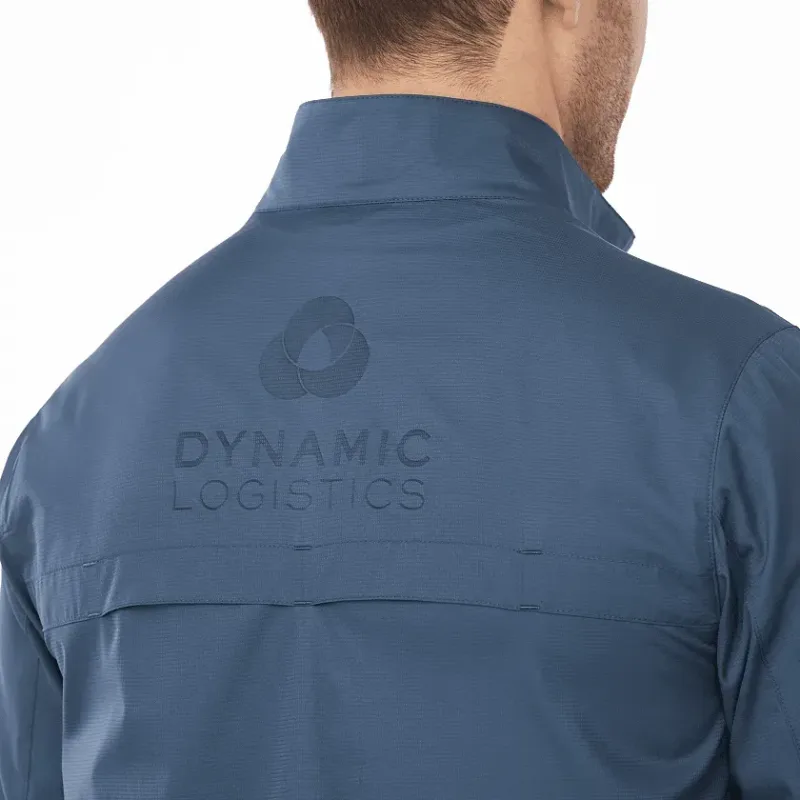 Personalized Men's Eco Water Resistant Lightweight Jacket - MORGAN — view 14