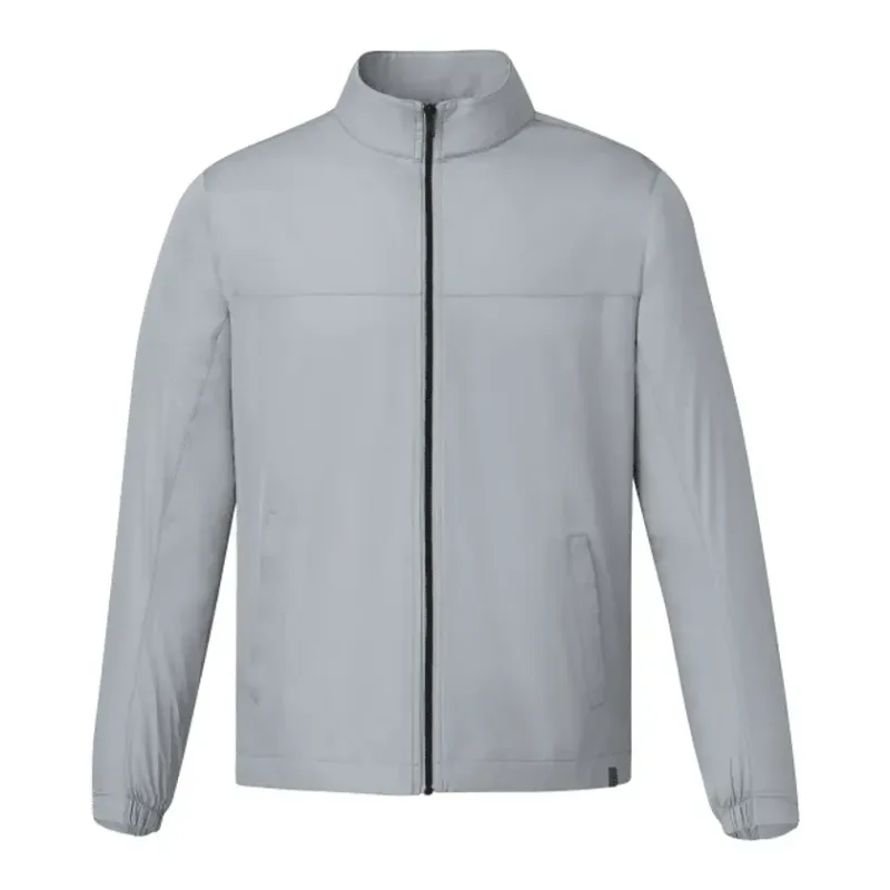 Personalized Men's Eco Water Resistant Lightweight Jacket - MORGAN — view 26