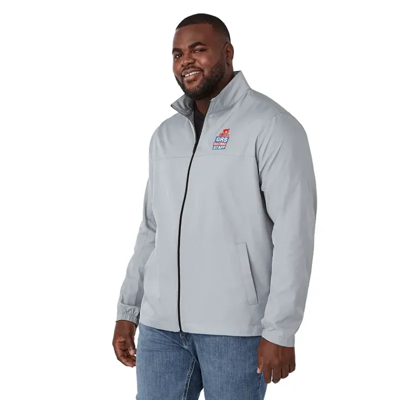 Personalized Men's Eco Water Resistant Lightweight Jacket - MORGAN — view 29