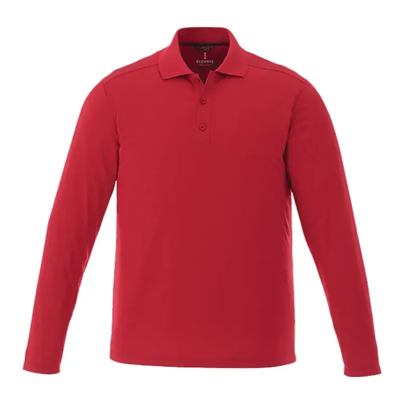 Custom Branded MORI Long Sleeve Performance Polo for Men