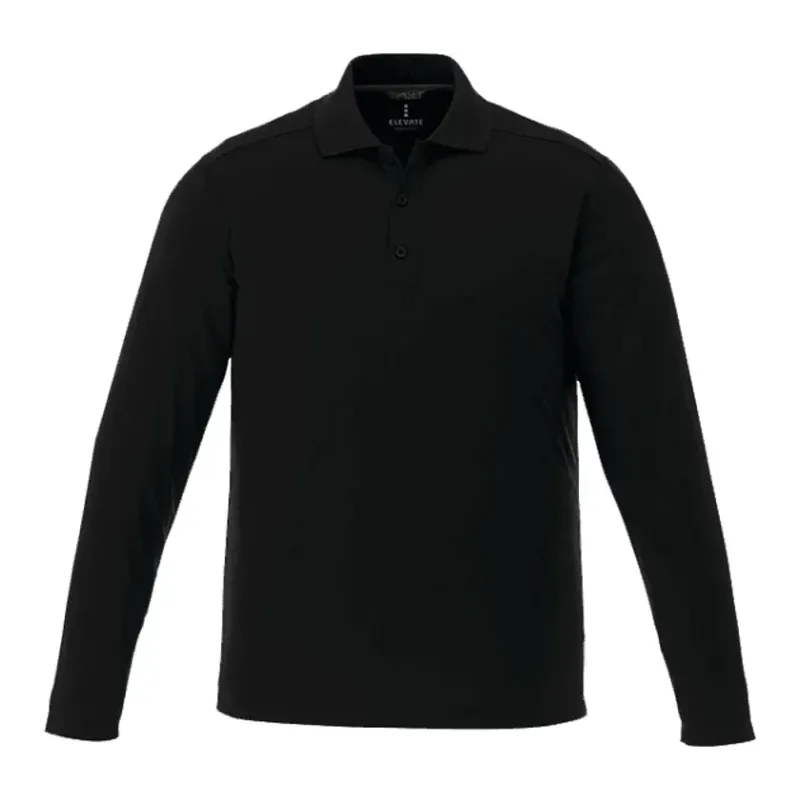 Custom Branded MORI Long Sleeve Performance Polo for Men — view 28