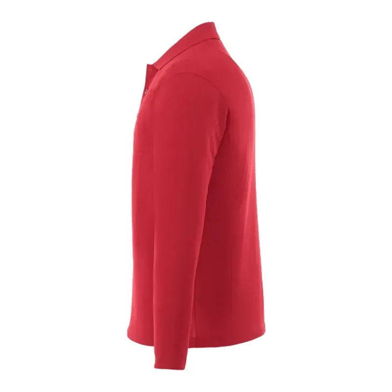 Custom Branded MORI Long Sleeve Performance Polo for Men — view 3