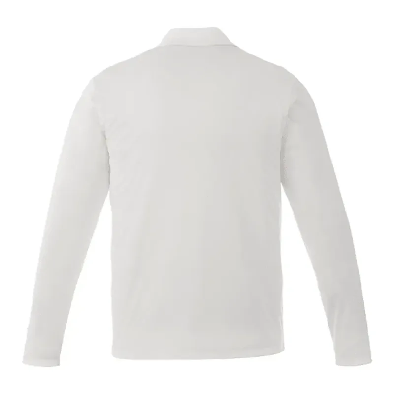 Custom Branded MORI Long Sleeve Performance Polo for Men — view 6
