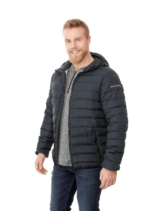Custom Norquay Insulated Puffer Jacket with Hood — view 11