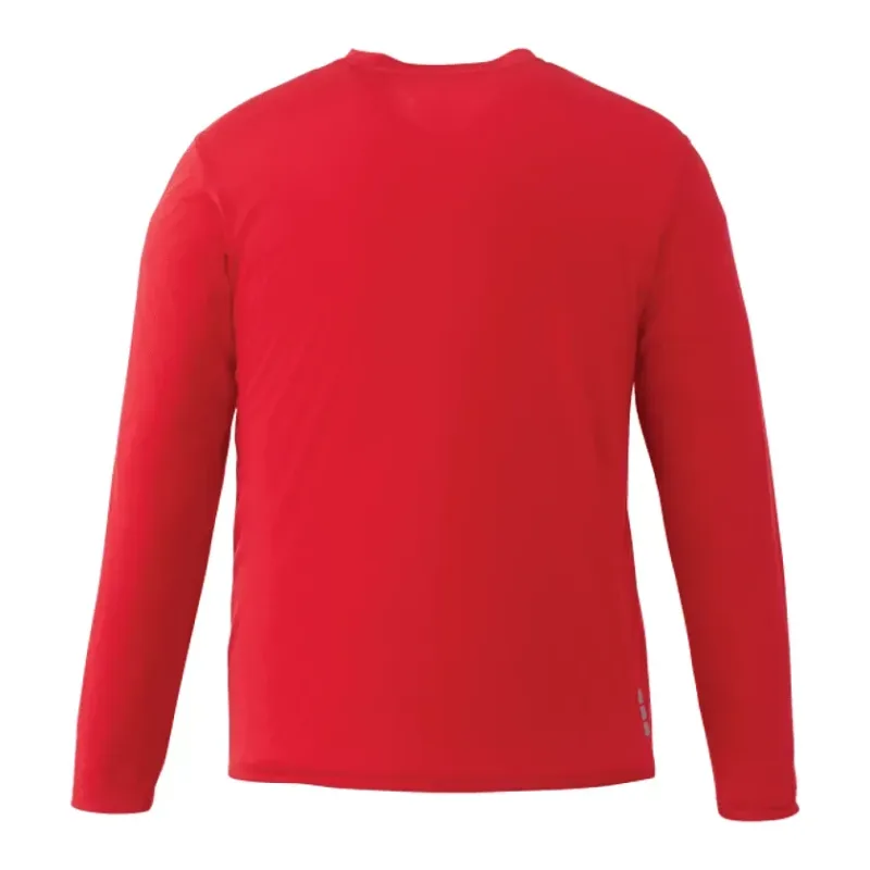 Custom Branded Men's Long Sleeve Performance Tech Tee - PARIMA — view 12