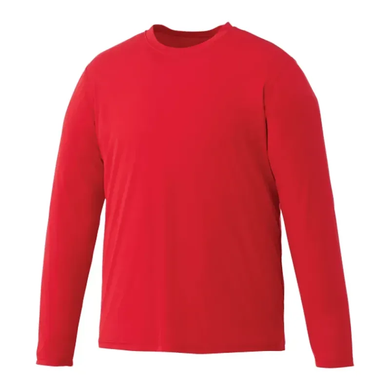 Custom Branded Men's Long Sleeve Performance Tech Tee - PARIMA — view 13