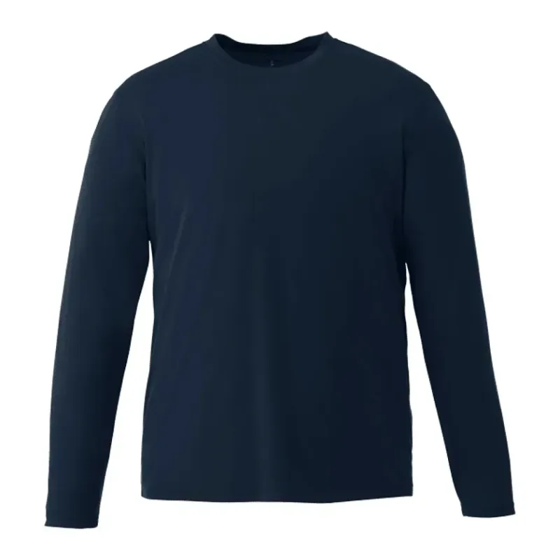 Custom Branded Men's Long Sleeve Performance Tech Tee - PARIMA — view 16