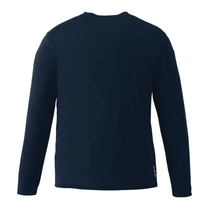 Custom Branded Men's Long Sleeve Performance Tech Tee - PARIMA — view 17