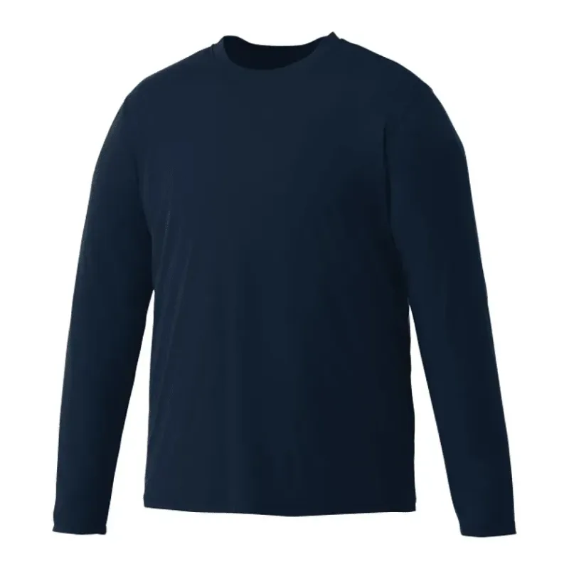 Custom Branded Men's Long Sleeve Performance Tech Tee - PARIMA — view 18