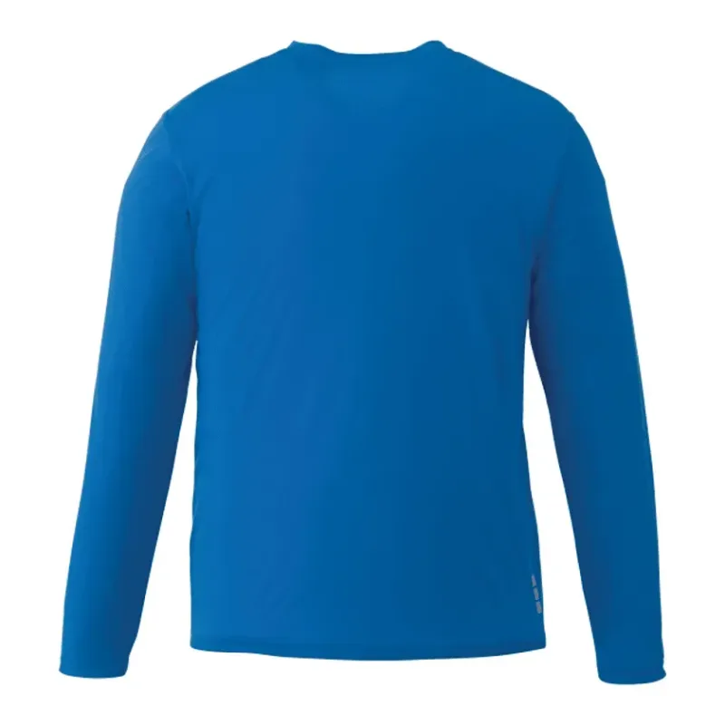 Custom Branded Men's Long Sleeve Performance Tech Tee - PARIMA — view 2