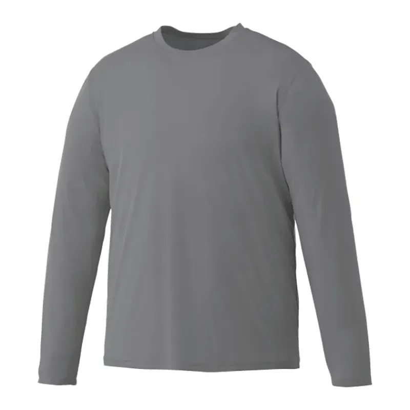 Custom Branded Men's Long Sleeve Performance Tech Tee - PARIMA — view 25