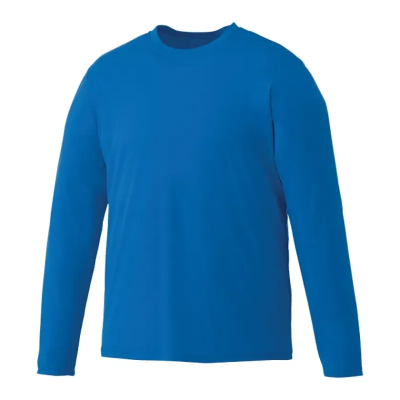 Custom Branded Men's Long Sleeve Performance Tech Tee - PARIMA — view 3