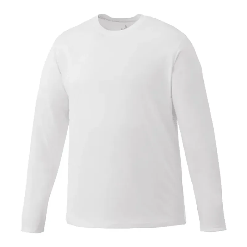 Custom Branded Men's Long Sleeve Performance Tech Tee - PARIMA — view 8