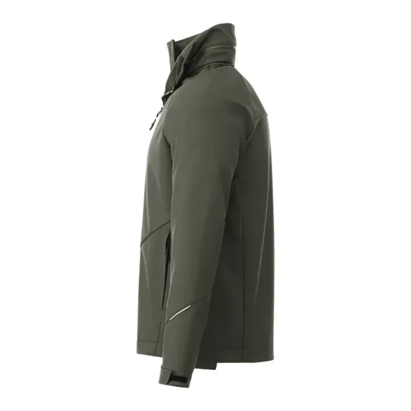 Branded Peyto Waterproof Softshell Jacket with Roll-Away Hood for Men — view 11