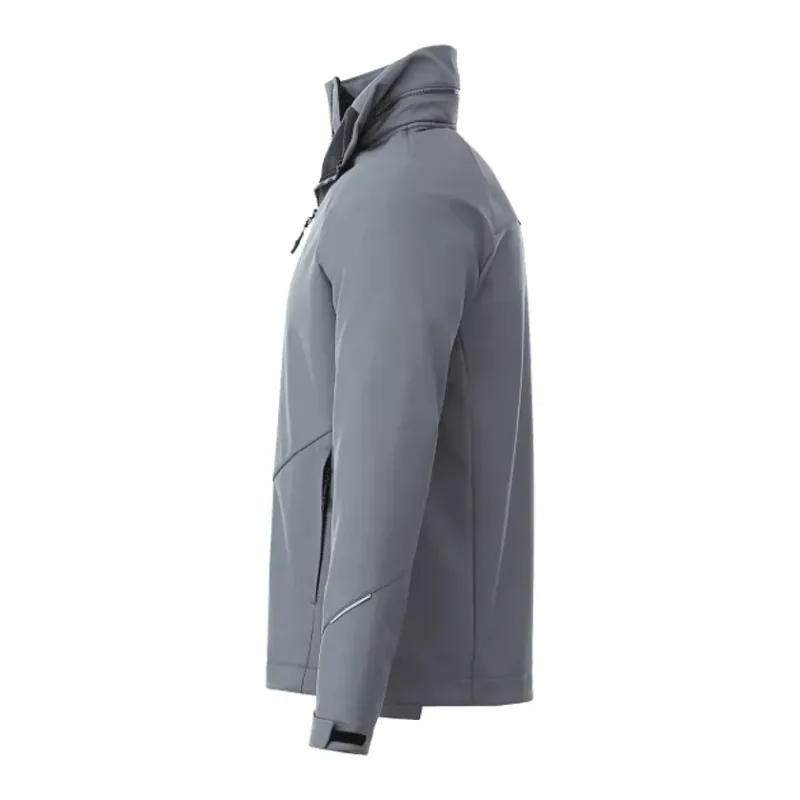 Branded Peyto Waterproof Softshell Jacket with Roll-Away Hood for Men — view 15