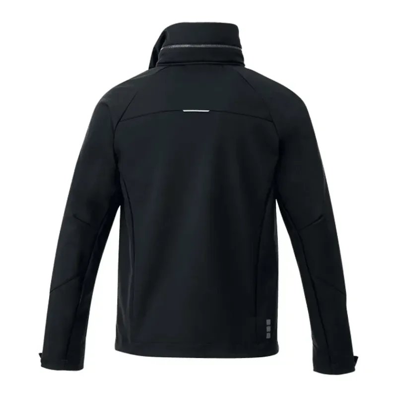 Branded Peyto Waterproof Softshell Jacket with Roll-Away Hood for Men — view 18
