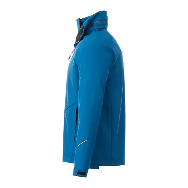 Branded Peyto Waterproof Softshell Jacket with Roll-Away Hood for Men — view 7