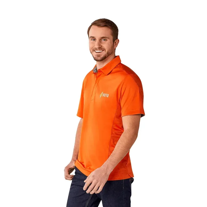 Personalized Men's PIEDMONT Short Sleeve Performance Polo — view 5