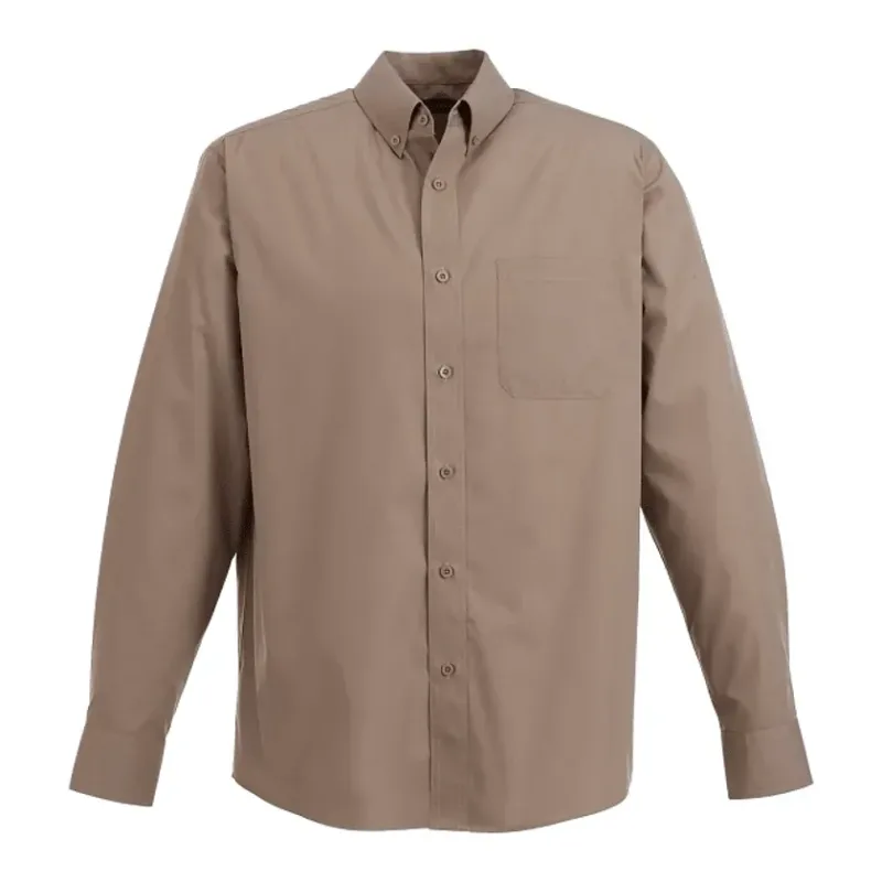Custom Men's Preston Long Sleeve Button Up Shirt — view 11