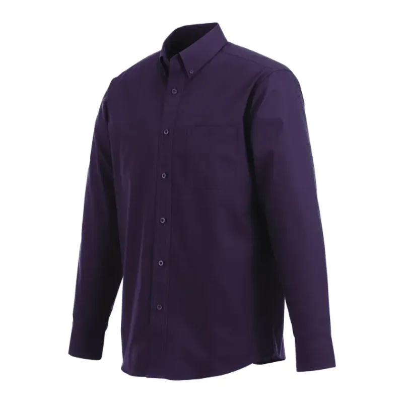 Custom Men's Preston Long Sleeve Button Up Shirt — view 2