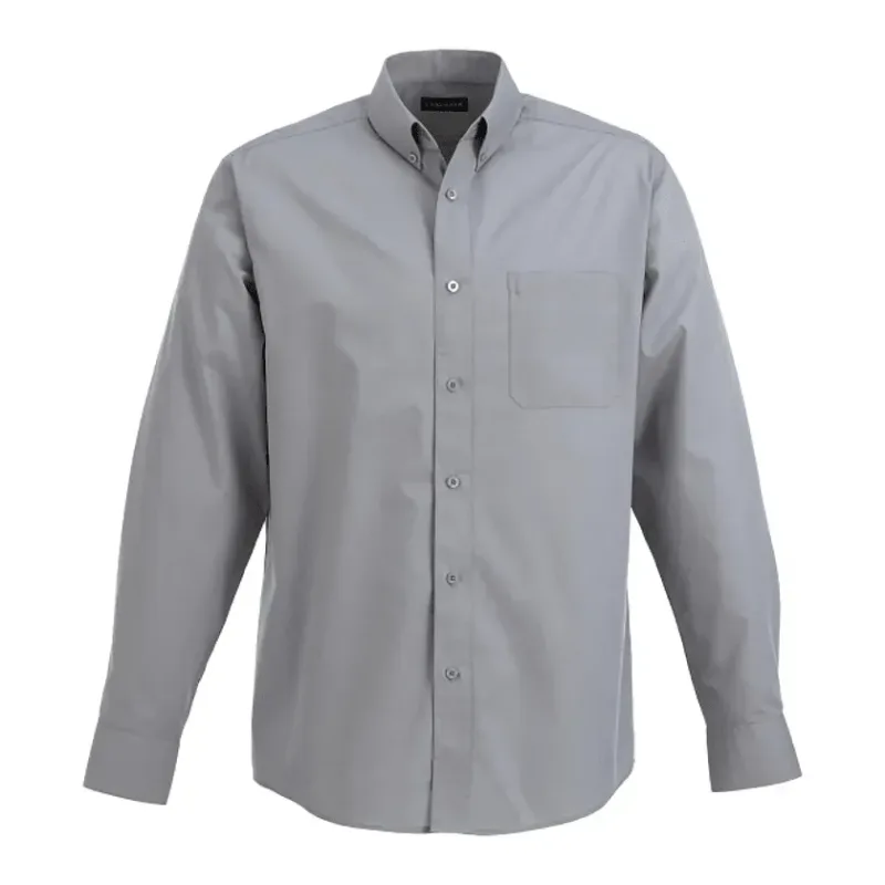 Custom Men's Preston Long Sleeve Button Up Shirt — view 44