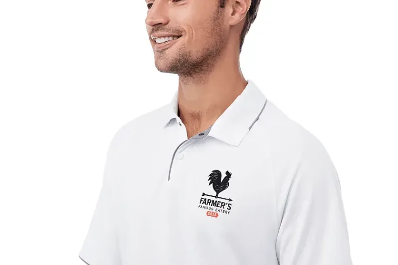 Branded Remus Short Sleeve Performance Polo for Men — view 12
