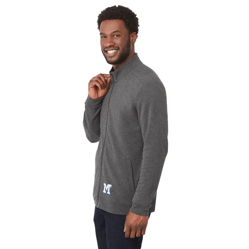 Branded Men's Rigi Full Zip Eco Knit Jacket — view 16