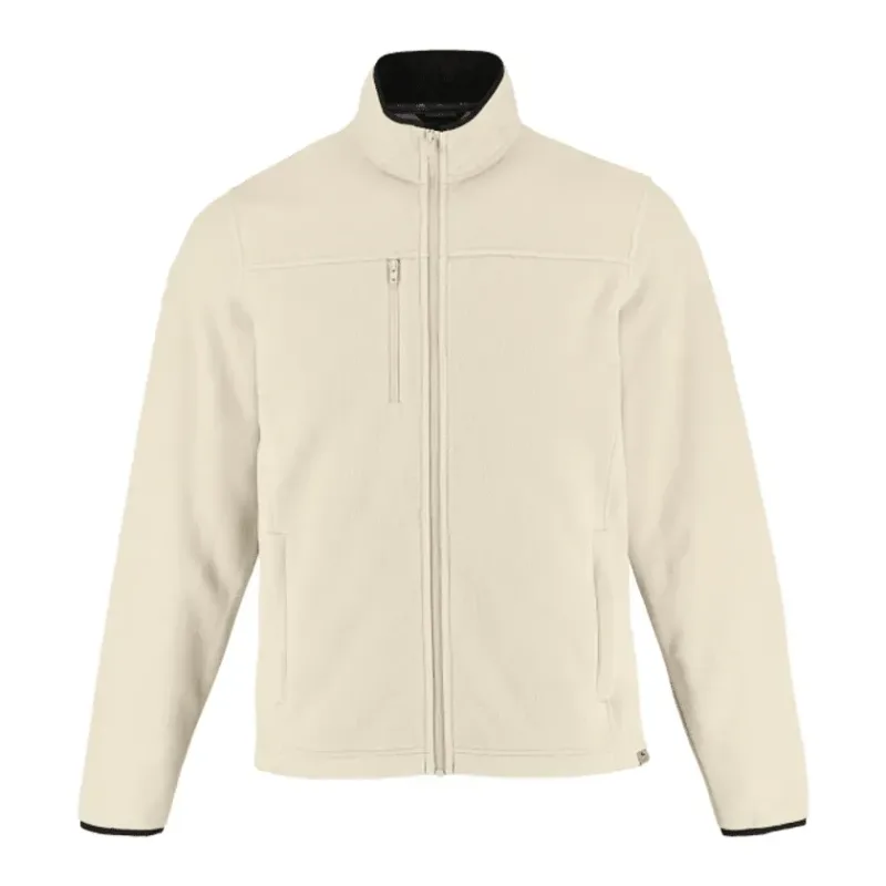 Custom Roots73 Westville Men's Eco Microfleece Full Zip Jacket — view 3