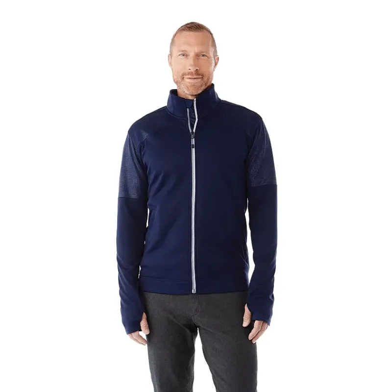 Custom Senger Knit Full Zip Performance Jacket with Thumb Holes — view 7