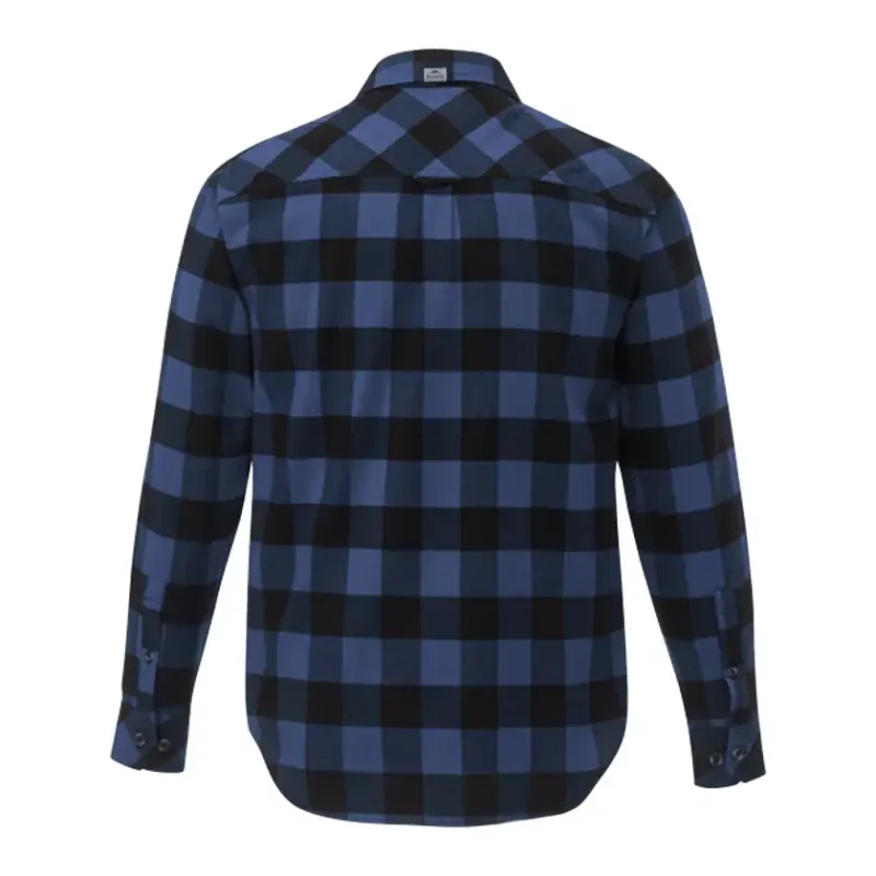 Custom Branded Roots73 Men's Long Sleeve Flannel Shirt — view 2