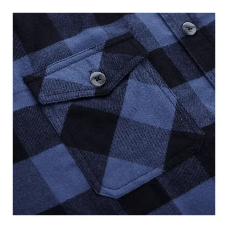 Custom Branded Roots73 Men's Long Sleeve Flannel Shirt — view 4