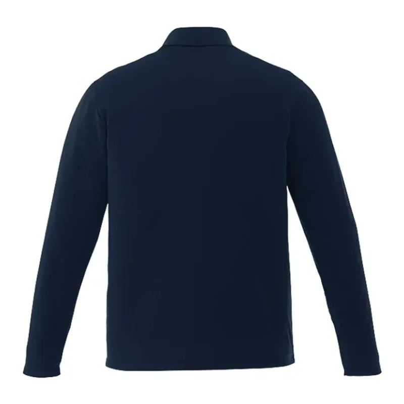 Branded Men's MORI Long Sleeve Performance Polo — view 4