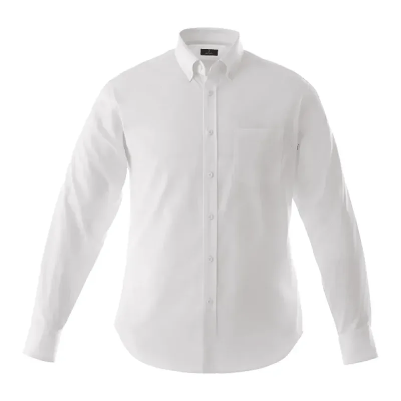 Custom Branded Men's WILSHIRE Long Sleeve Button-Up Shirt — view 3