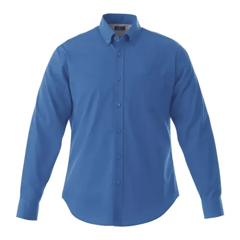 Custom Branded Men's WILSHIRE Long Sleeve Button-Up Shirt — view 5
