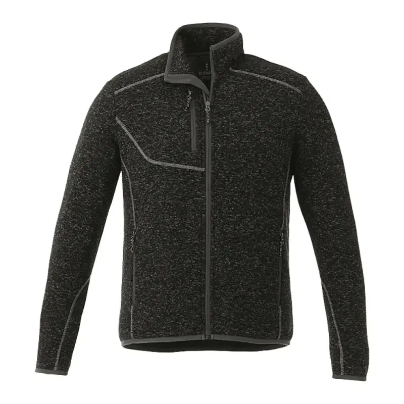 Custom Men's TREMBLANT Full Zip Sweater Knit Jacket with Thumb Holes